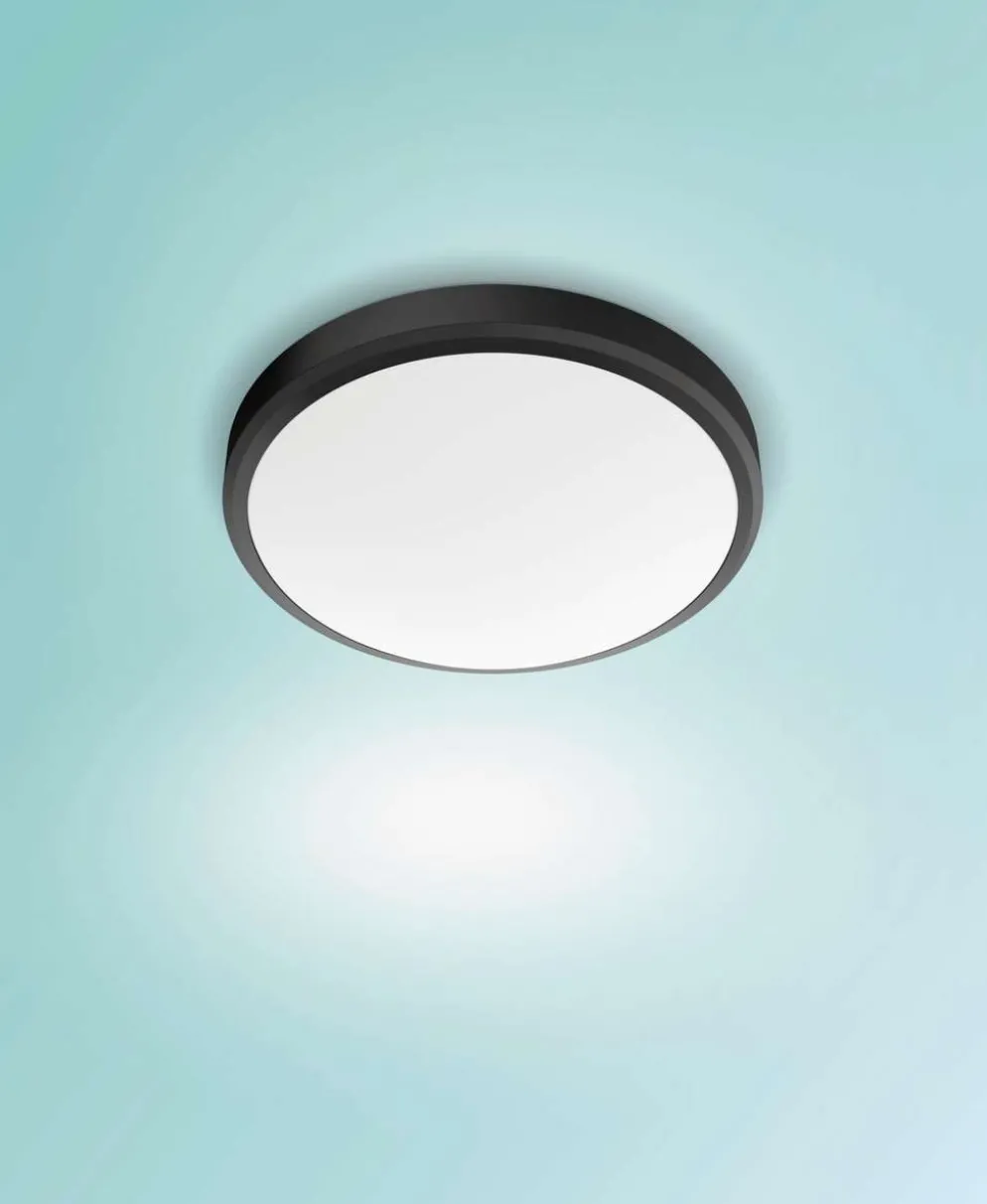 Philips kylpyhuoneen kattovalaisin Doris musta 17W 27K IP44