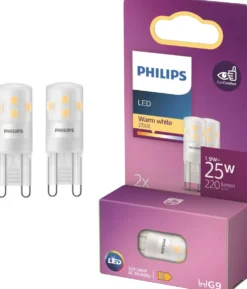 Philips LED lamppu G9 1.9W 2700K 220LM 2kpl