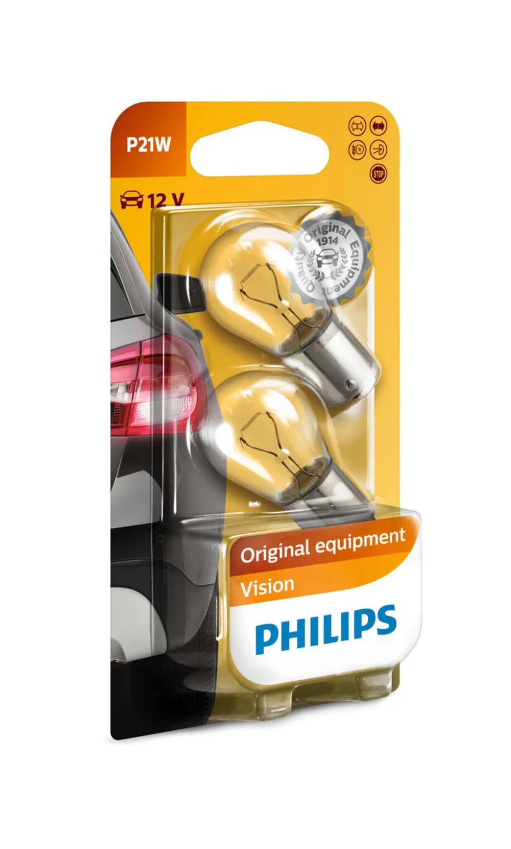 Philips P21W Premium autolamppu 12V 21W 2 kpl
