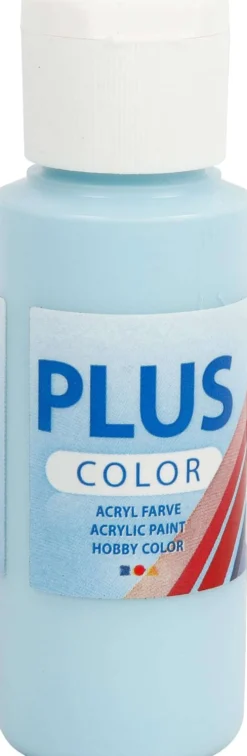 Plus Color askartelumaali 60 ml jäänsininen