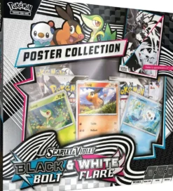 Pokemon Scarlet & Violet Unova Poster Collection Black Bolt & White Flare keräilykortit