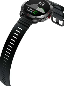 Polar Grit X2 Pro Titan -urheilukello, kestävällä titaanikehyksellä, nahkaranneke pronssi M/L
