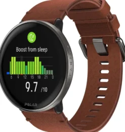 Polar Ignite 3 Titanium Lthr Brnz M/L -hyvinvointi- ja fitnesskello