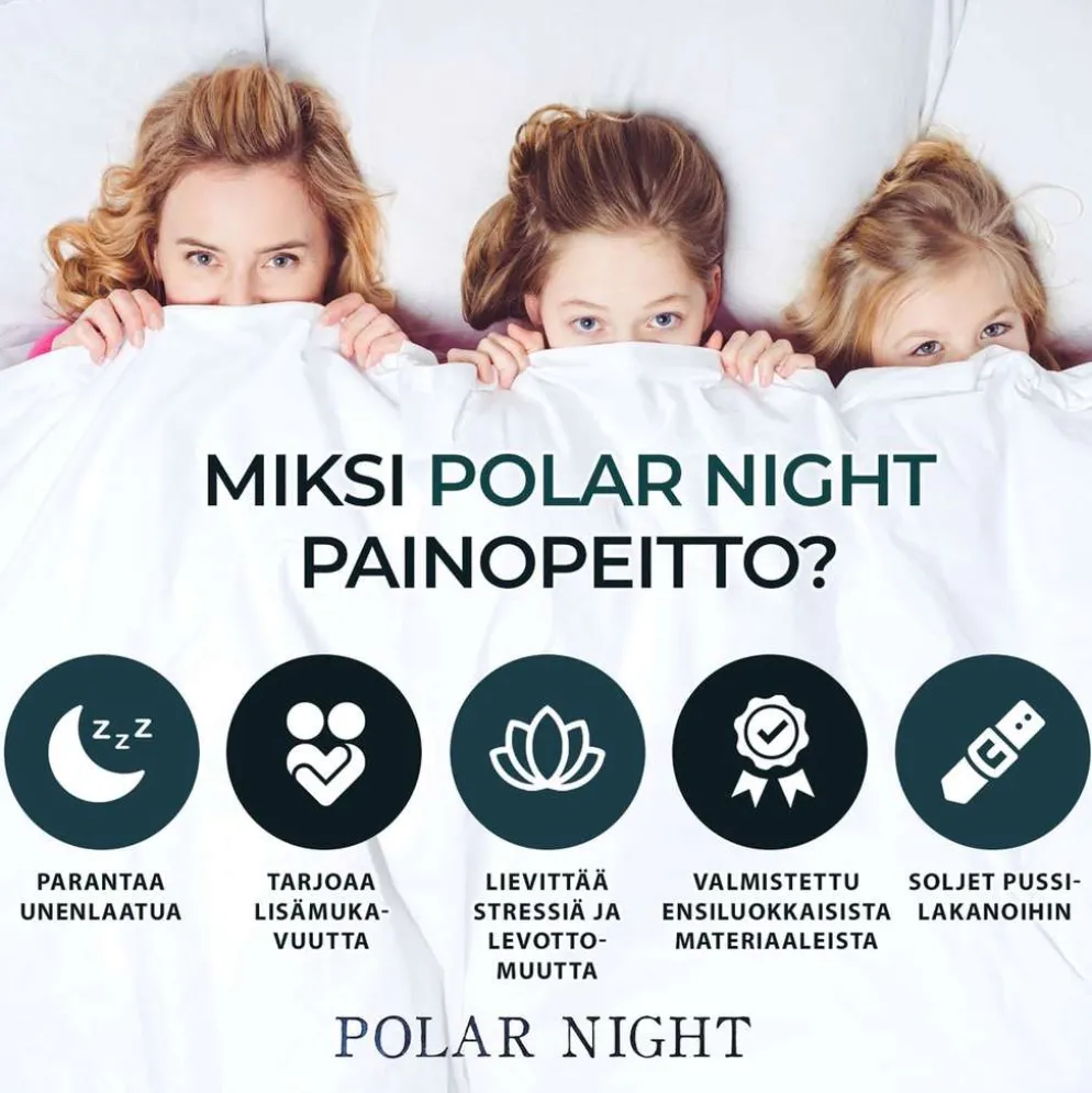 Polar Night painopeitto 7 kg 150x200 cm