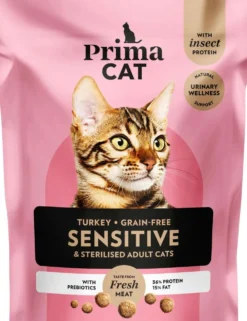 PrimaCat Viljaton kalkkuna steriloiduille aikuisille kissoille 400 g