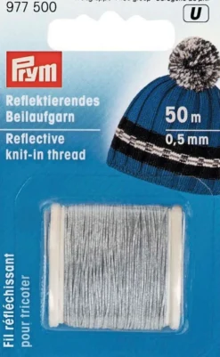 Prym heijastava lanka neuleisiin 0,5mm 50m