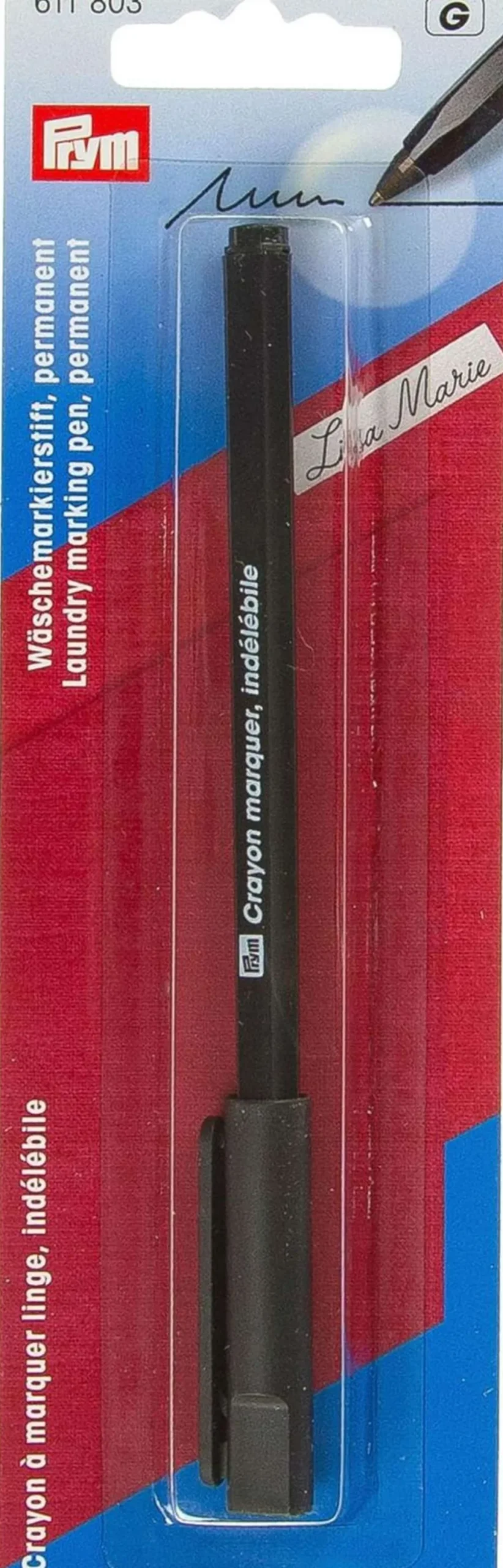 Prym pesumerkkauskynä, pesunkestävä