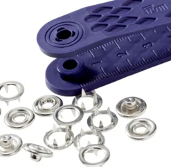Prym rengaspainonappi 10 mm 10 kpl/pakkaus hopeanvärinen