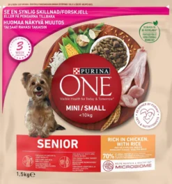 Purina One Adult Small Kanaa Koiran kuivaruoka 1,5kg