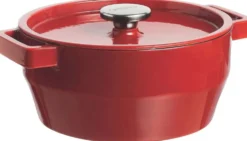 Pyrex valurautapata 4,0 l punainen
