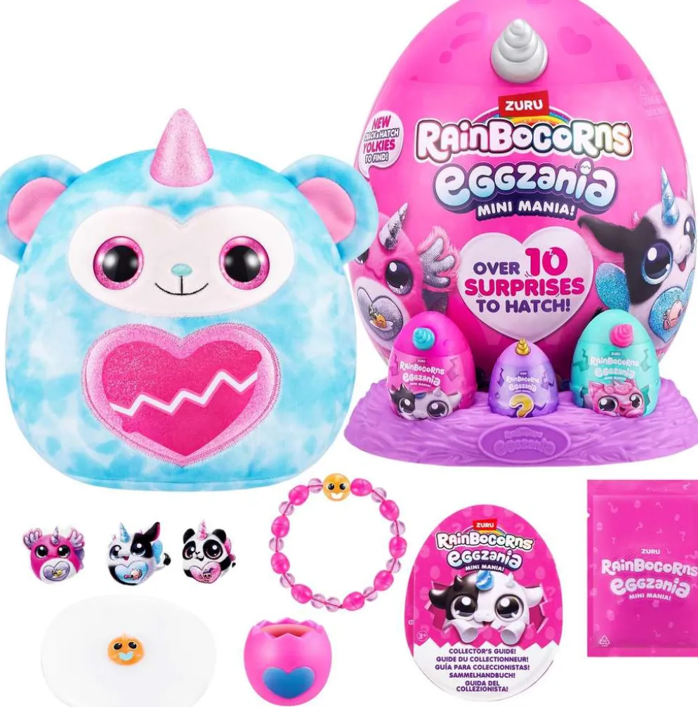 Rainbocorns pehmolelu Eggzania Mini Series 1