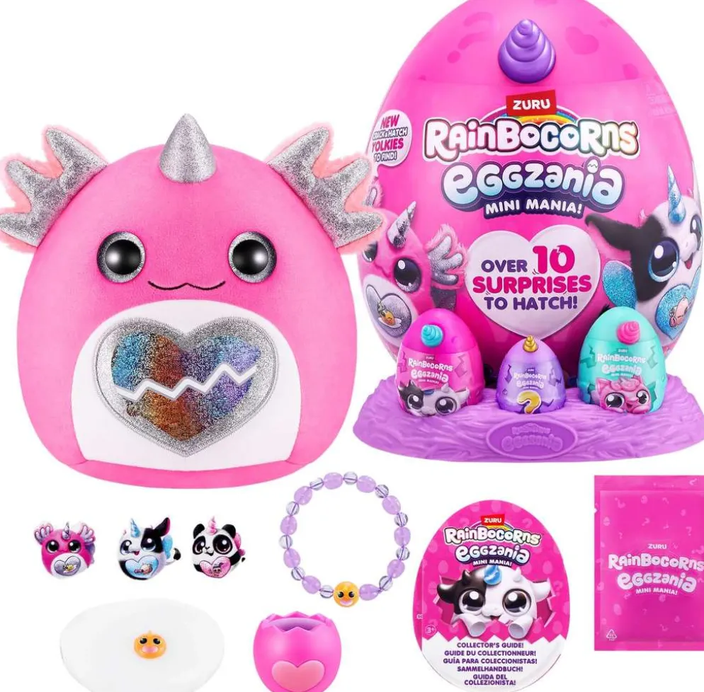 Rainbocorns pehmolelu Eggzania Mini Series 1
