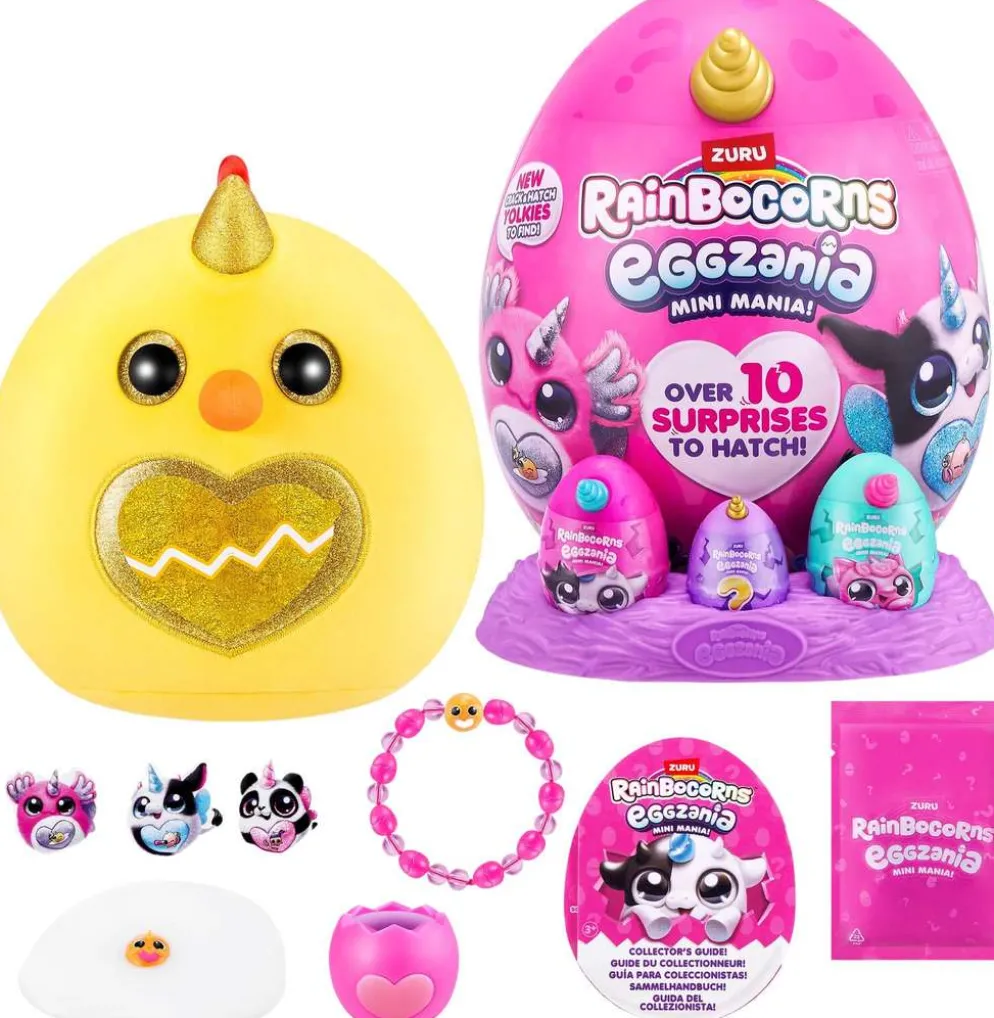 Rainbocorns pehmolelu Eggzania Mini Series 1