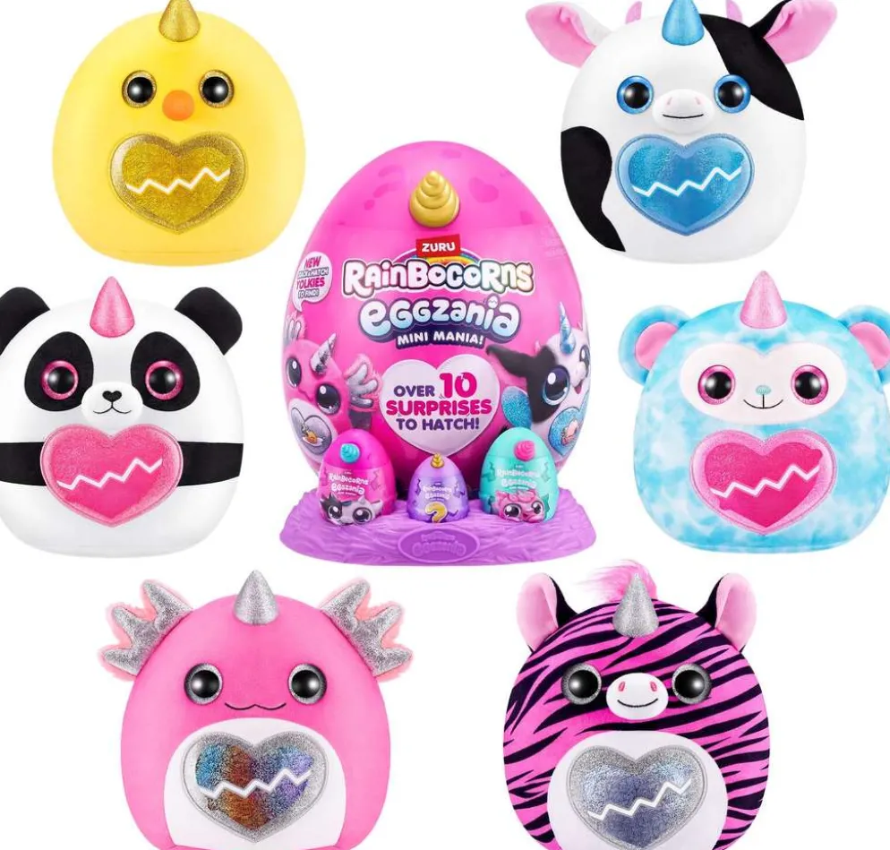Rainbocorns pehmolelu Eggzania Mini Series 1
