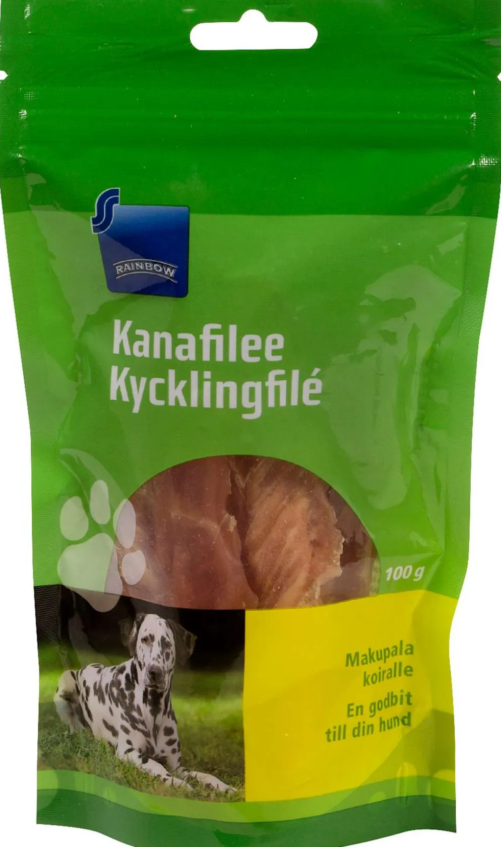 Rainbow 100g kanafilee, makupala koiralle
