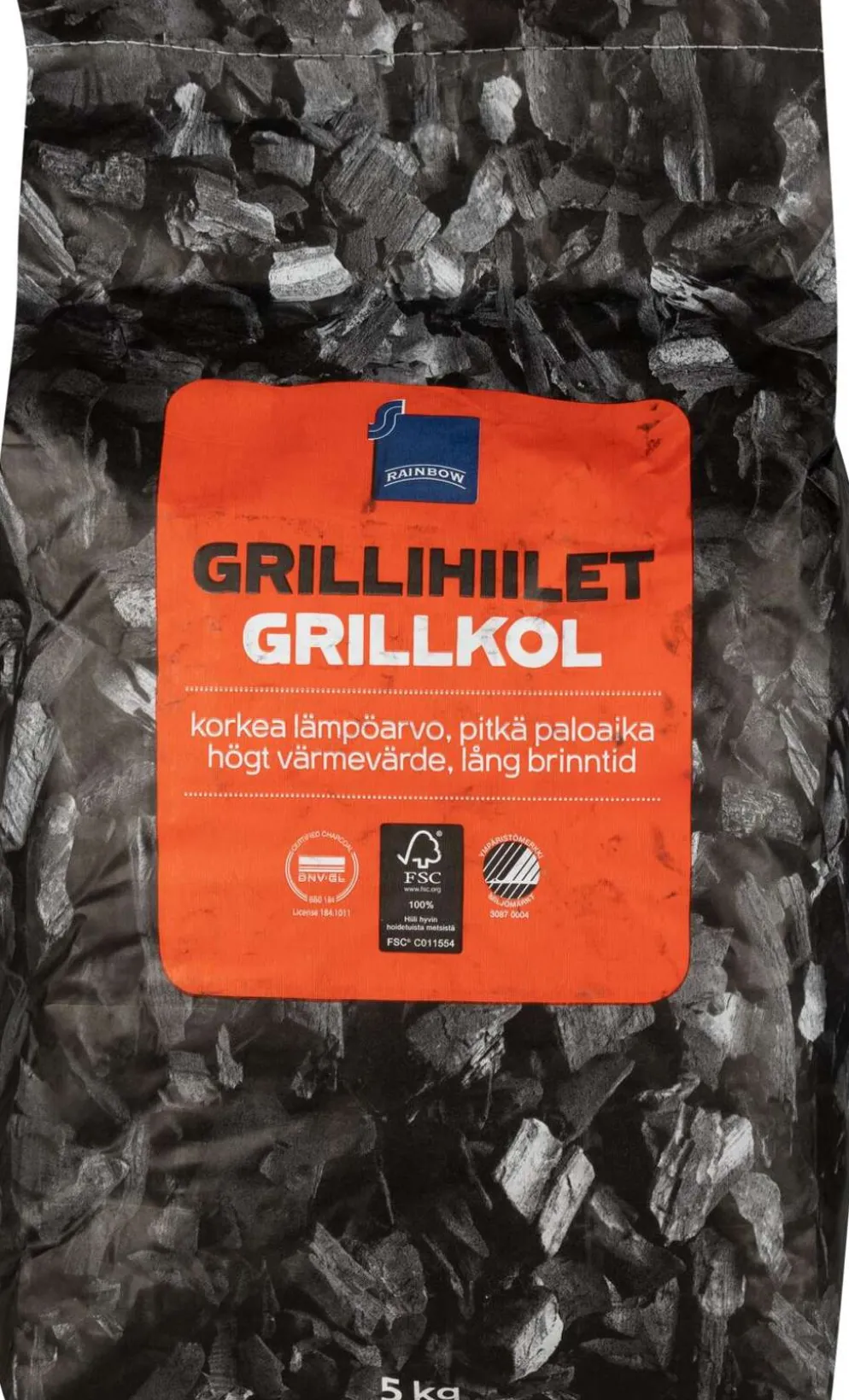 Rainbow grillihiili 5 kg