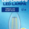 Rainbow LED-kynttilälamppu 4,3W E14 2700K 470lm kirkas lasi
