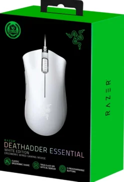 Razer Deathadder Essential pelihiiri valkoinen