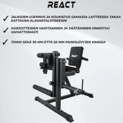 React Jalkojen Ojennus/koukistuslaite 100