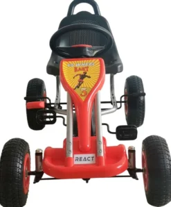 React polkuauto Formula punainen