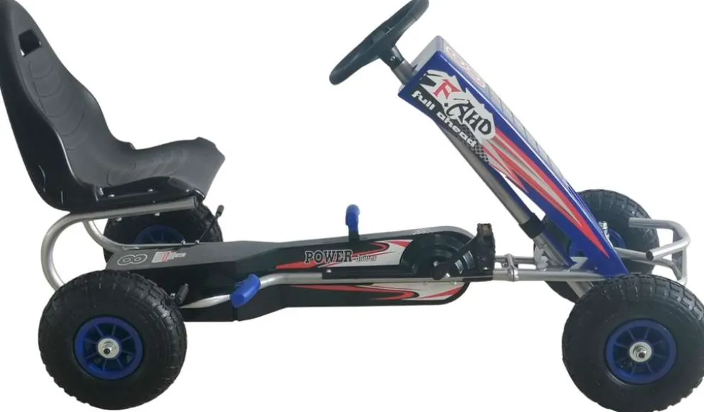 React polkuauto Racer sininen