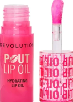 Revolution pout lip oil huuliöljy 4ml juicy peach