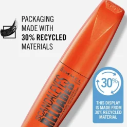 Rimmel 12ml Scandaleyes Reloaded 001 Black mascara ripsiväri