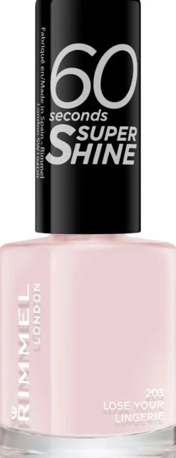 Rimmel 8ml 60 seconds Super Shine 203 Lose Your Lingerie kynsilakka