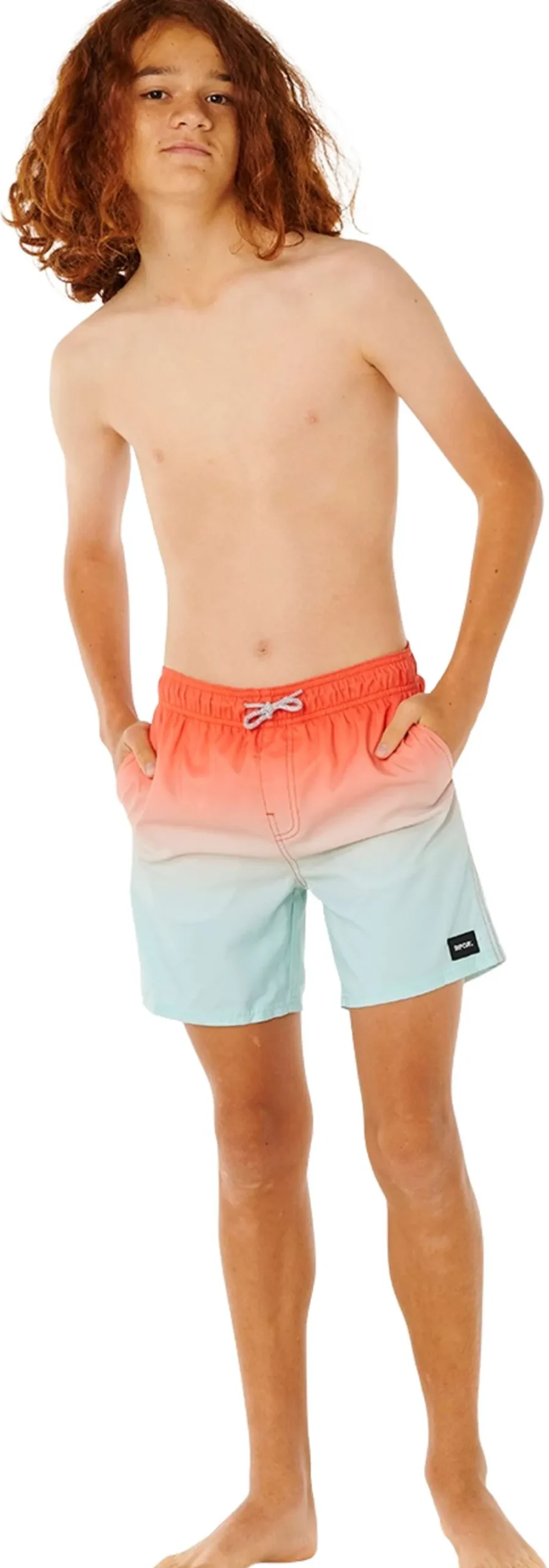 Rip Curl poikien uimashortsit offset fade volley 05SBBO