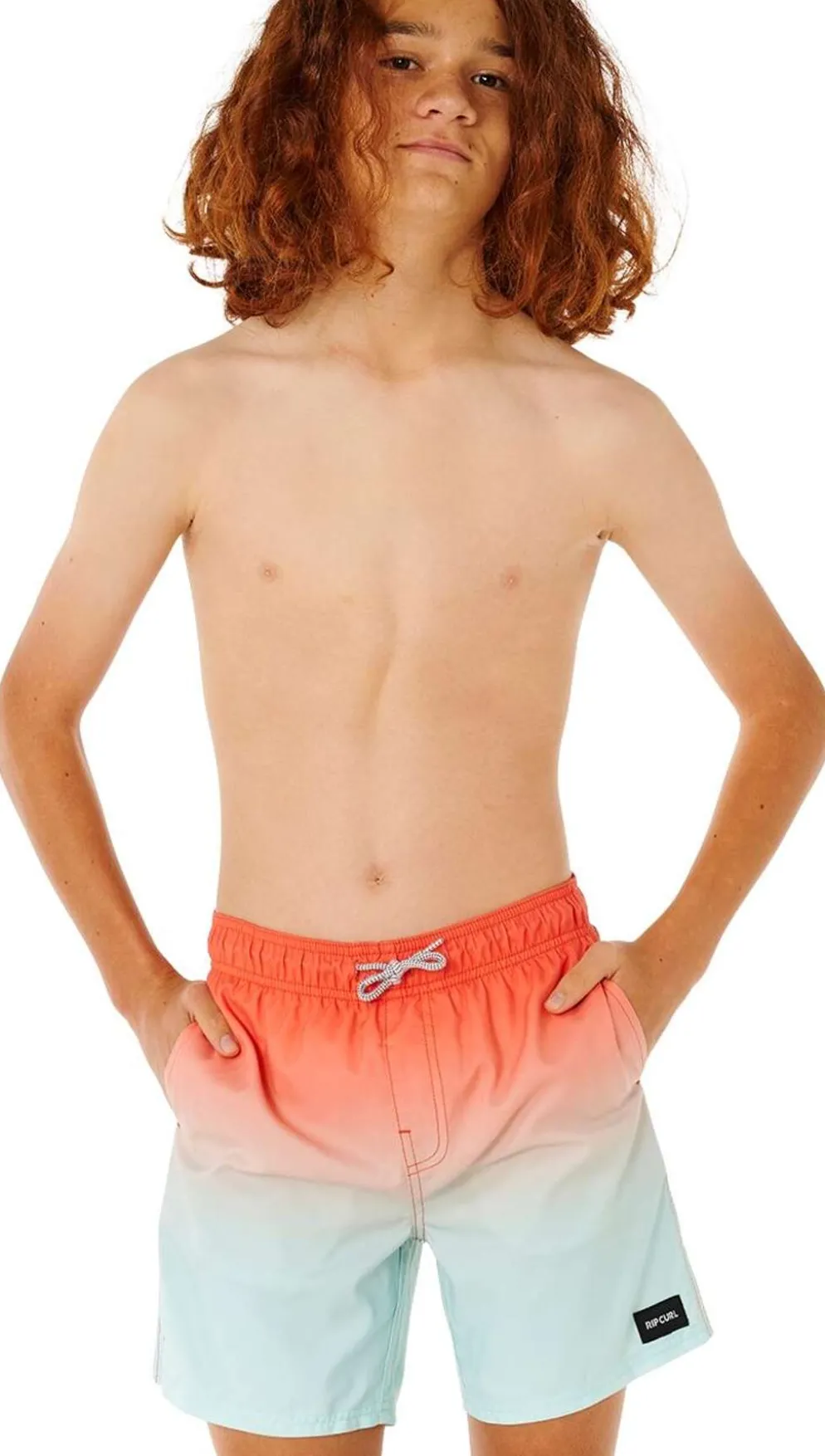 Rip Curl poikien uimashortsit offset fade volley 05SBBO