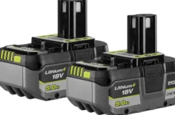Ryobi 18V akkupaketti 2x 5,0 Ah ONE+ RB1850X2F12