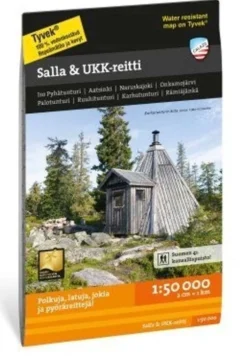 Salla & UKK-reitti Vedenkestävä retkeilykartta