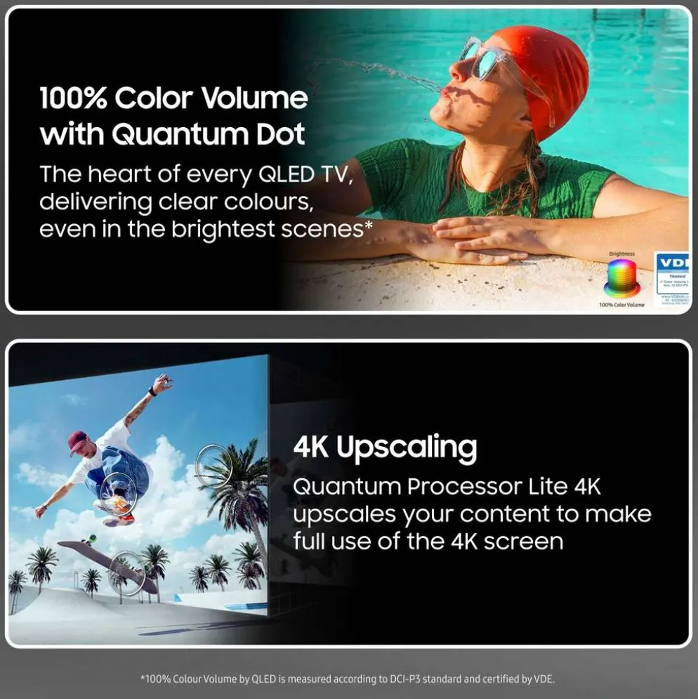Samsung 85" 4K UHD QLED Smart TV TQ85Q60D