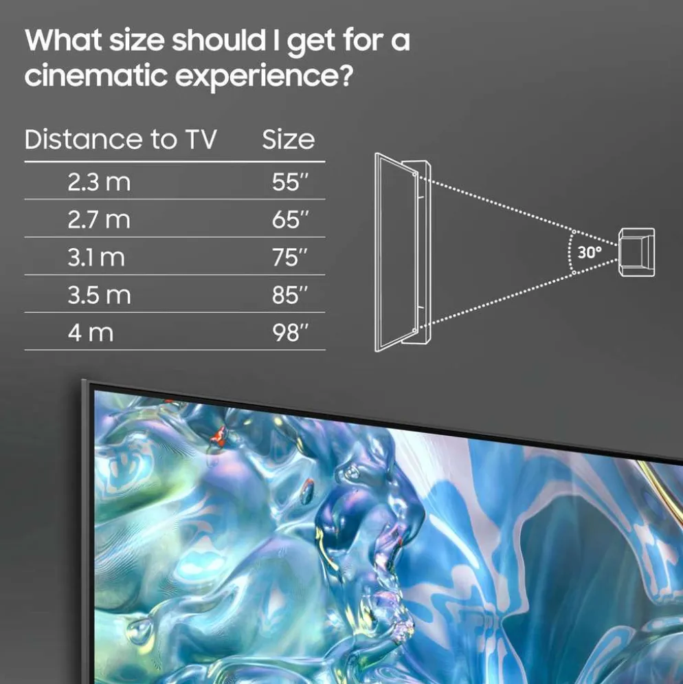 Samsung 85" 4K UHD QLED Smart TV TQ85Q60D