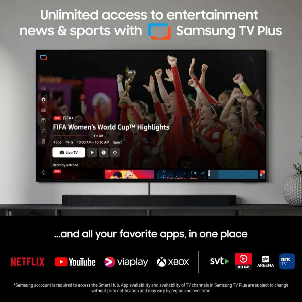 Samsung 85" 4K UHD QLED Smart TV TQ85Q60D
