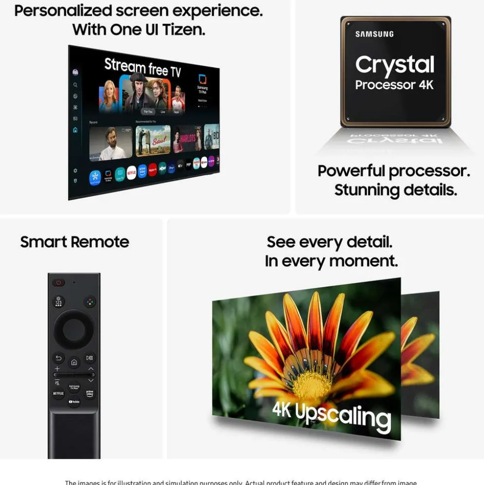 Samsung 50" 4K UHD Smart LED TV TU50U8005F