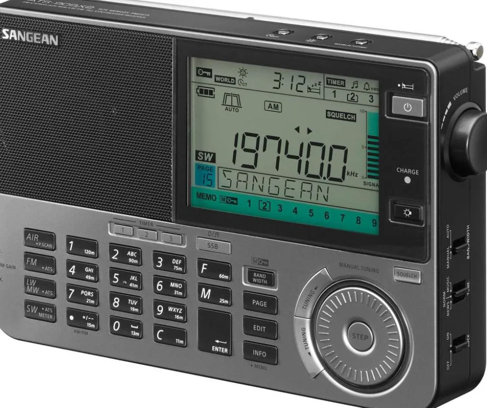 Sangean maailmanradio ATS-909X2 musta
