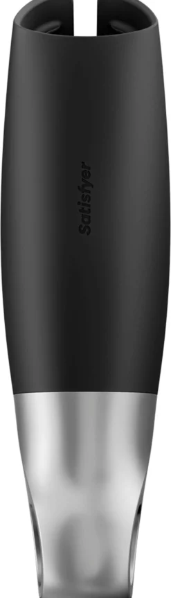 Satisfyer Power Masturbator musta / hopea