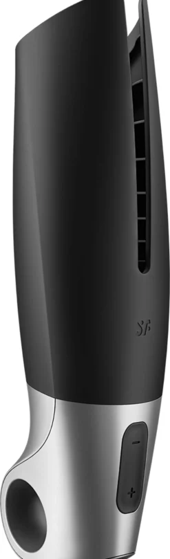 Satisfyer Power Masturbator musta / hopea