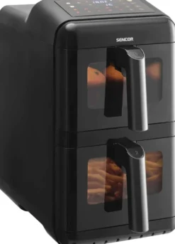 SENCOR Dual Air Fryer kiertoilmakypsennin SFR 1250BK