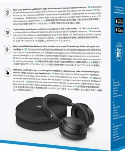 Sennheiser langattomat vastamelukuulokkeet Accentum Plus Wireless musta