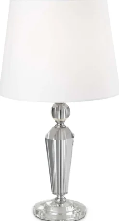 Sessak pöytävalaisin Elsa 41 cm valkoinen