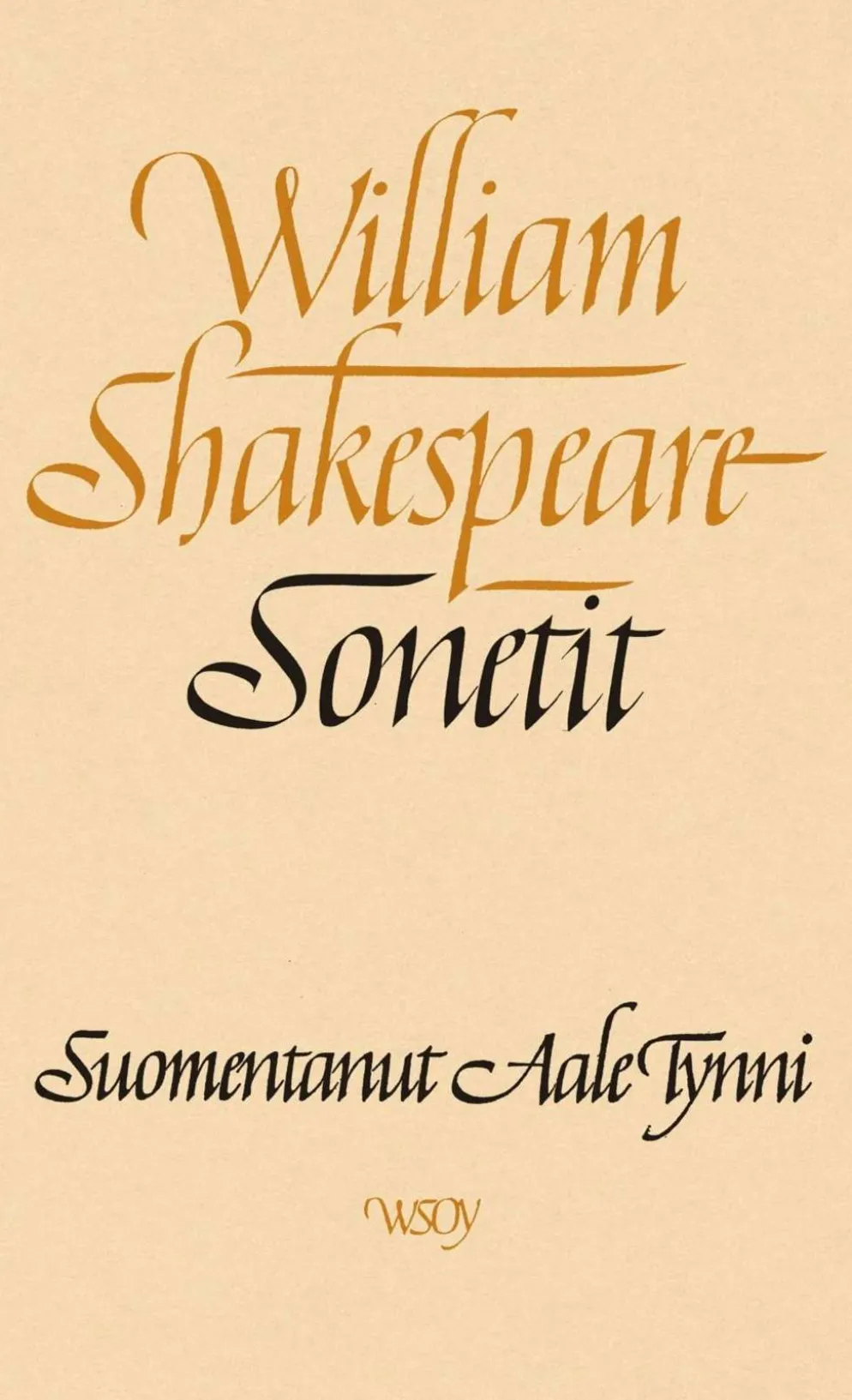 Shakespeare, Sonetit