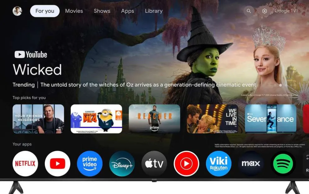 Sharp 85" 4K UHD QLED Google TV 85HP5265E (2026)