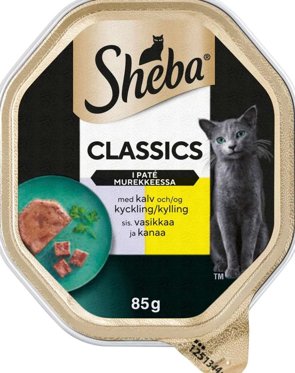 Sheba Classics sis. Vasikkaa ja Kanaa 85g