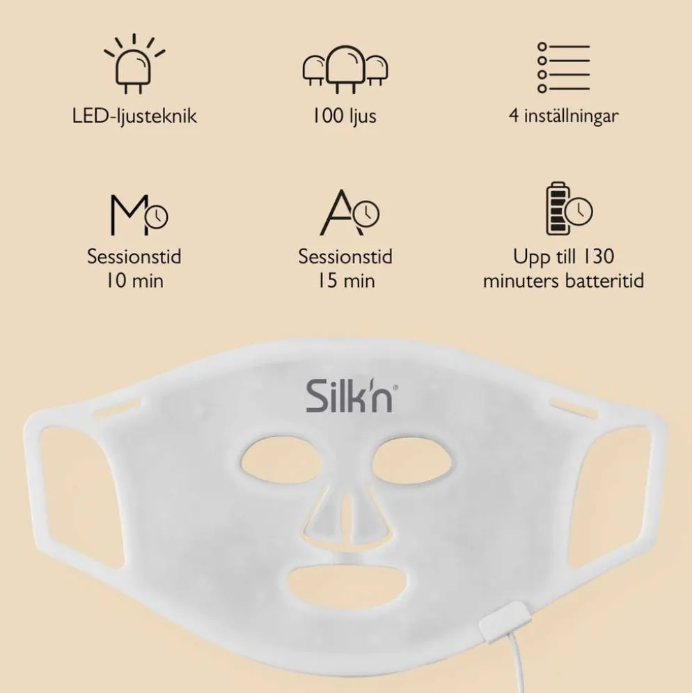 Silk'n kasvonaamio LED-valo 100