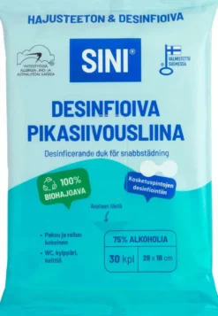 SINI Desinfioiva kostea pikasiivousliina 30 kpl