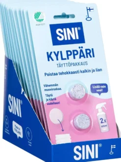 SINI Kylppäripuhdistusaine täyttöpakkaus – 2 tablettia