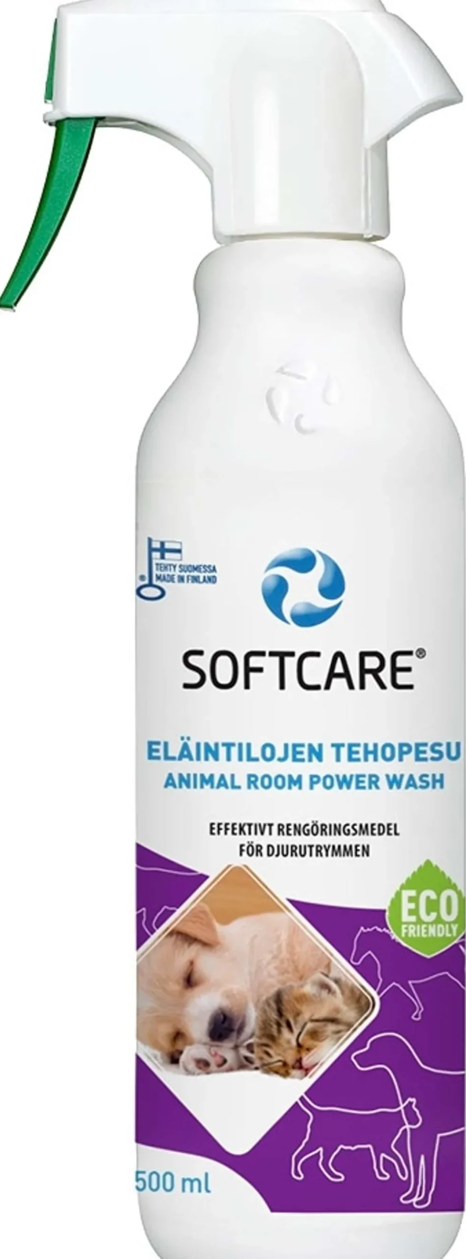 Softcare 500ml Eläintilojen tehopesu