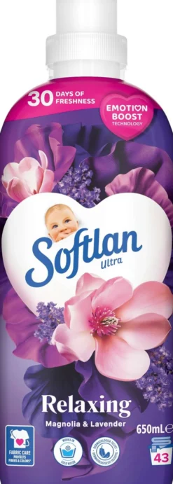 Softlan Emotions Relaxing Magnolia & Lavender huuhteluaine 650ml
